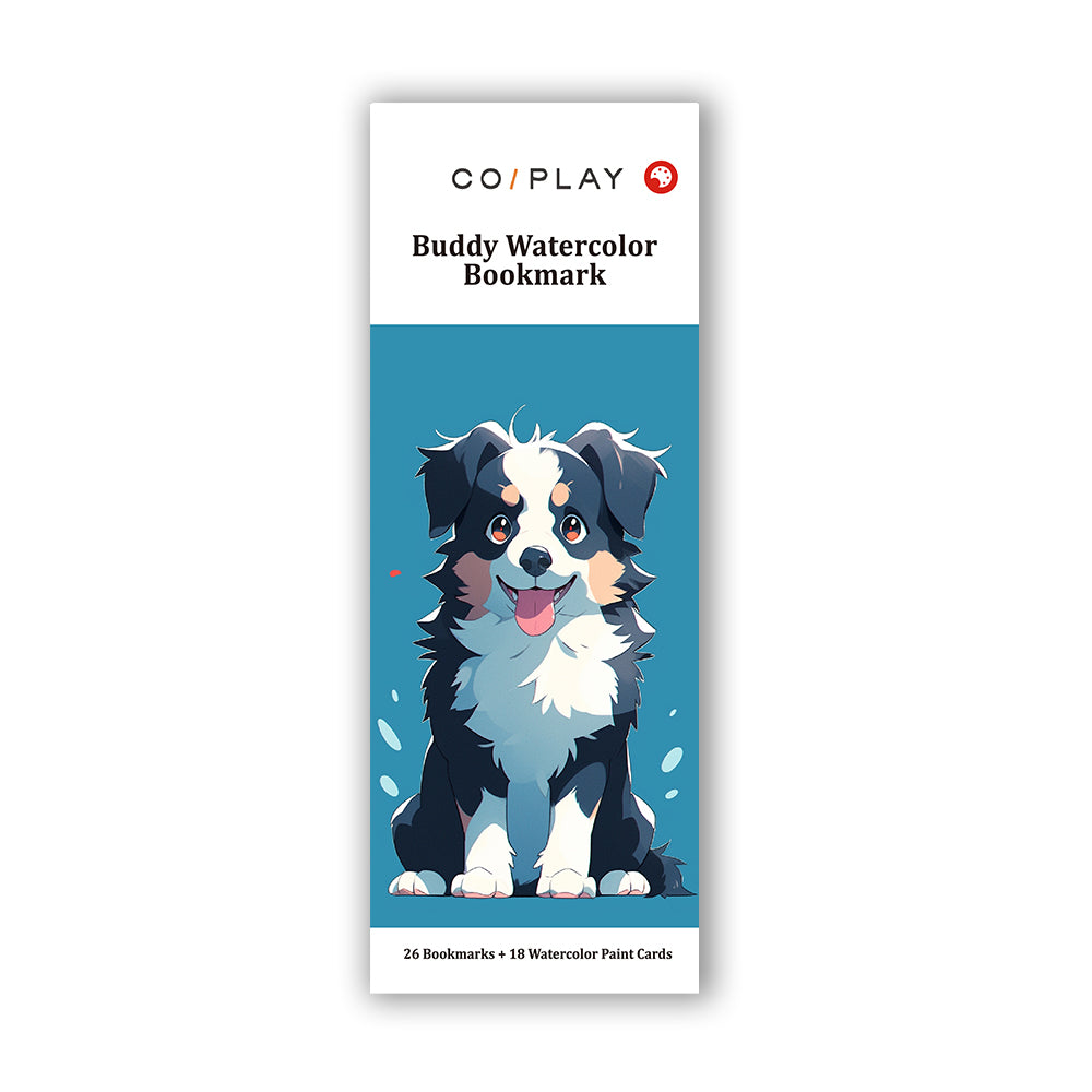 Buddy Watercolor Bookmark Coloring Book - COI0036 product image